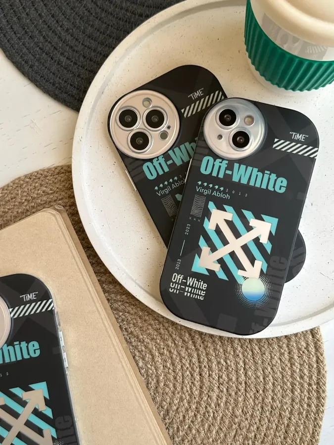 1f0a84-1 قاب Off-White لنز رینگی مشکی (کدC1321) - تصویر 1