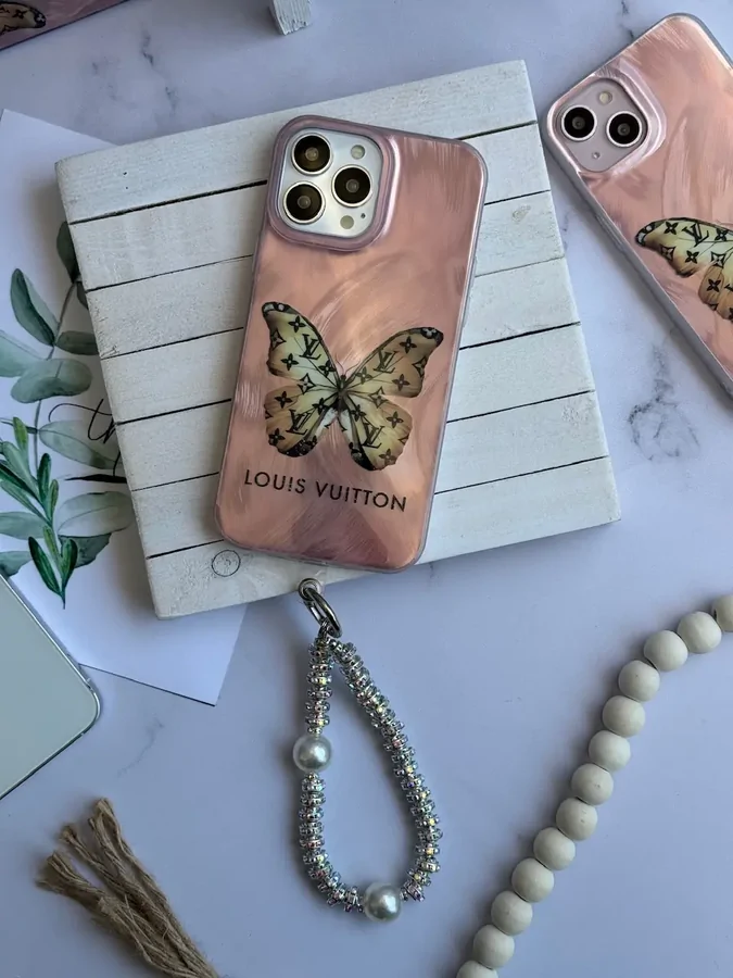 72e14e-1 قاب پروانه Louis Vuitton با آویز (کدC1737) - تصویر 1