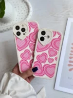 قاب قلب صورتی کبریتی (کدC2036) - تصویر 2