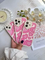 قاب قلب صورتی کبریتی (کدC2036)