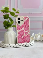 قاب قلب صورتی کبریتی (کدC2036) - تصویر 6