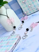 قاب Pink Seoul با آویز (کدC2031)