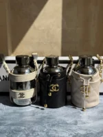 بطری آب استیل شنل سری Thermos Cup با بند/کیف دوشی (کدa0271) - تصویر 4