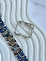 بند اپل واچ جین کارتیر با گارد نگینی (کدw5026)