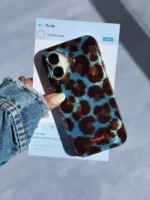 قاب Aqua Leopard آیفون (کدC2088) - تصویر 3
