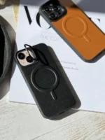 قاب مگ سیف چرمی لنز استند شو (کدC1867)