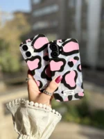 قاب پلنگی Romantic Pink آیفونی (کدC2062) - تصویر 5