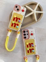 قاب M&M'S جاکارتی با بند آیفون و سامسونگ (کدC1834) - تصویر 2