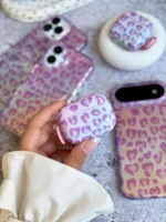 ایرپاد ست قاب پلنگی Violet (کدa0300) - تصویر 3