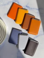 جاکارتی مگ سیف اپل Leather wallet magsafe (کدa0069)