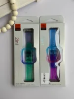 ست بند اپل واچ و گارد ژله ای رنگی (کدw5025) - تصویر 2