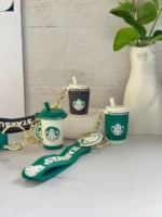 جاکلیدی سیلیکونی استارباکس لیوانی (کدa0224) - تصویر 5