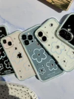 قاب گل آبی نگین دار(کدC2084)