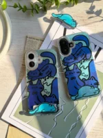 قاب Happy Blue Cat بدون‌ استند (کدC1895) - تصویر 4