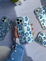 قاب پلنگی آبی پاستلی (کدC2001)