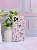 قاب گربه صورتی (کدC2025)