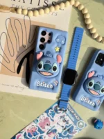 قاب سیلیکونی پاپ سوکتی استیچ (کدC1853)