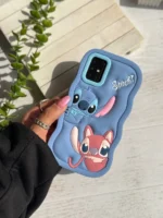 قاب سیلیکونی Stitch Couple (کدC1970)