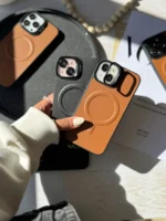 قاب مگ سیف چرمی لنز استند شو (کدC1867) - تصویر 5