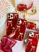 قاب چری پاپیون و ستاره آیفون (کدC2094)