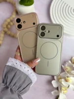 قاب AG GLASS ^ تیتانیوم و طلایی ^ (کدC2152)