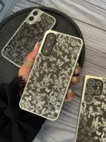 قاب Dark Flowers سامسونگ و شیائومی (کدC2093) - تصویر 5