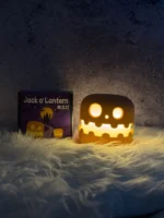 چراغ خواب طرح هالوین Jack-o'-lantern کدو تنبل (کدa0221) - تصویر 3