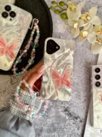 قاب پروانه رز فلای با آویز آیفون (کدC2147) - تصویر 5