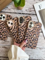 قاب پلنگی قهوه ای Bonne Case آیفون (کدC2054)