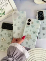 قاب برف و ستاره آیفون (کدC2194)