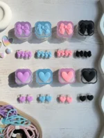 محافظ آداپتور 20 وات آیفون قلب و پاپیون رنگی (4تکه) (کدa0176) - تصویر 4