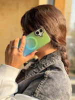 قاب Pink Glow & Aqua Breeze مگ سیف دار (کدC1909)