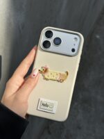 قاب سگ سوسیسی با بند چرم و اویز - تصویر 10