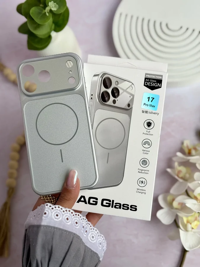 bbb5b0-1 قاب AG GLASS ^ نقره ای ^ (کدC2152) - تصویر 1