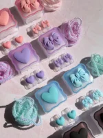 محافظ آداپتور 25 وات سامسونگ قلب و پاپیون رنگی (4تکه) (کدa0282)