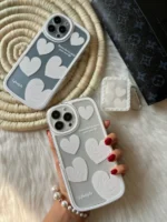 قاب قلب سفید استند دار با کاور ایرپاد (کد c1044) - تصویر 7