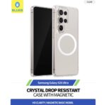 قاب Blueo بلو کریستالی با مگ سیف Crystal Drop Resistance Magsafe Case