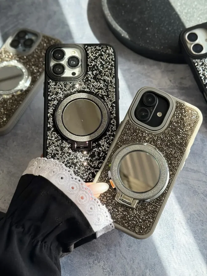 2f6a16 قاب Mirror Diamonds استند شو (کدC2129) - تصویر 1
